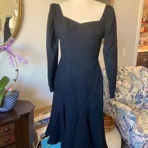 Show stopping black dress from the 90s